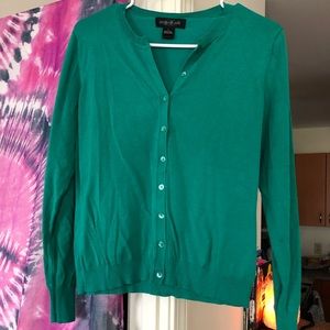 Dark turquoise/green cardigan